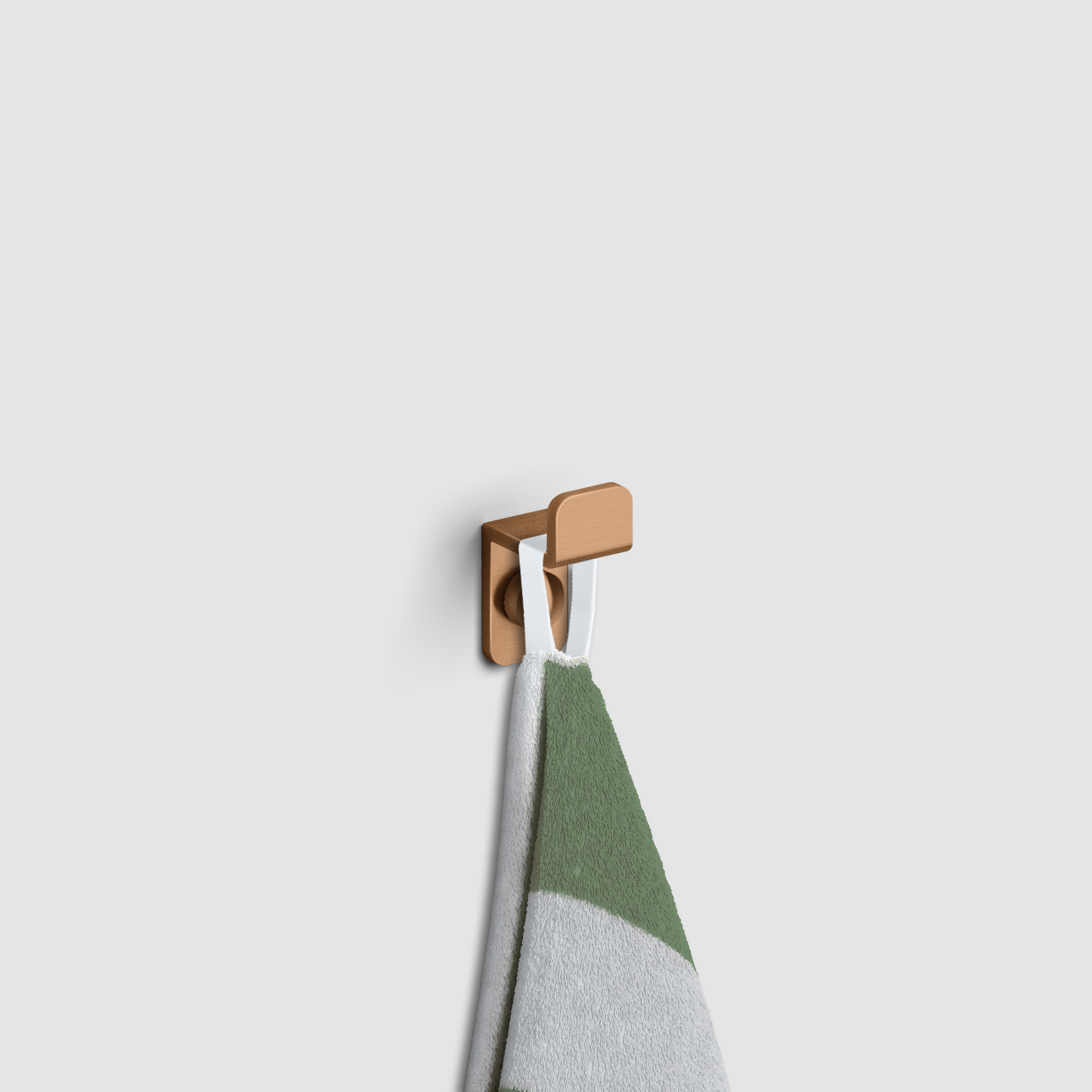 Clou Fold enkele haak, brons geborsteld PVD